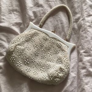Vintage hand-made 60s beaded purse 👛